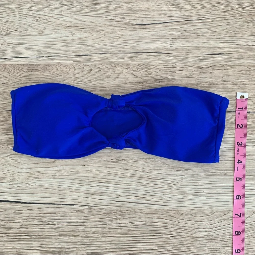 2/$30 bandeau style knot detail bikini top